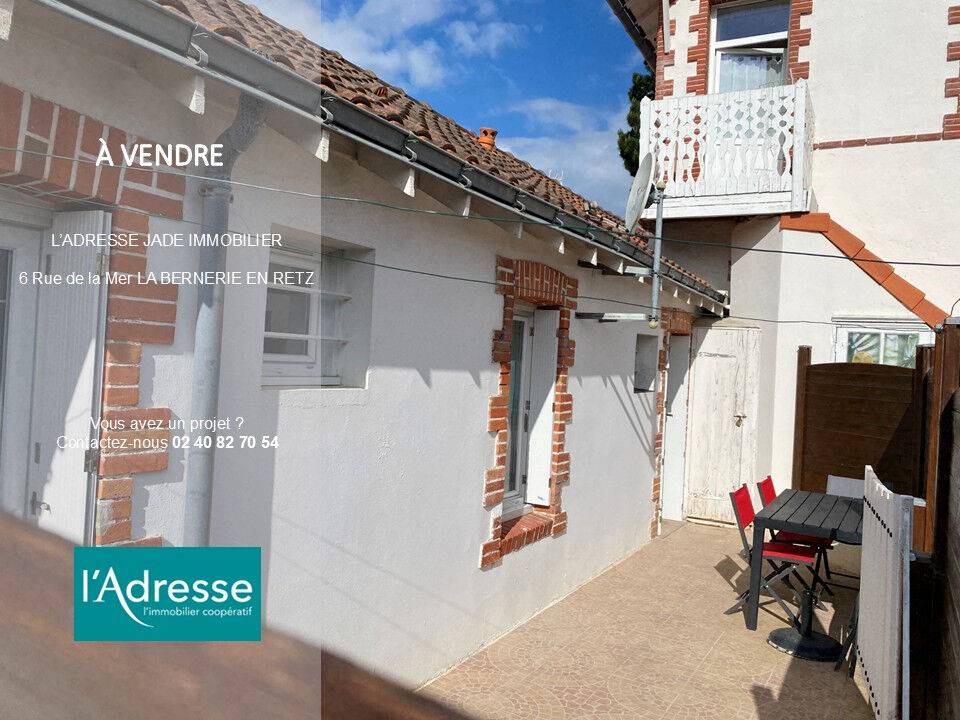 Maison LA BERNERIE EN RETZ (44760) 3 pi&egrave;ces 57.52 m&sup2;
