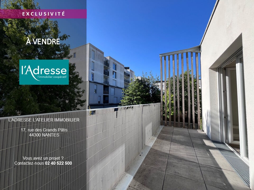 Appartement Nantes (44300) 3 pi&egrave;ces 64.62 m&sup2;