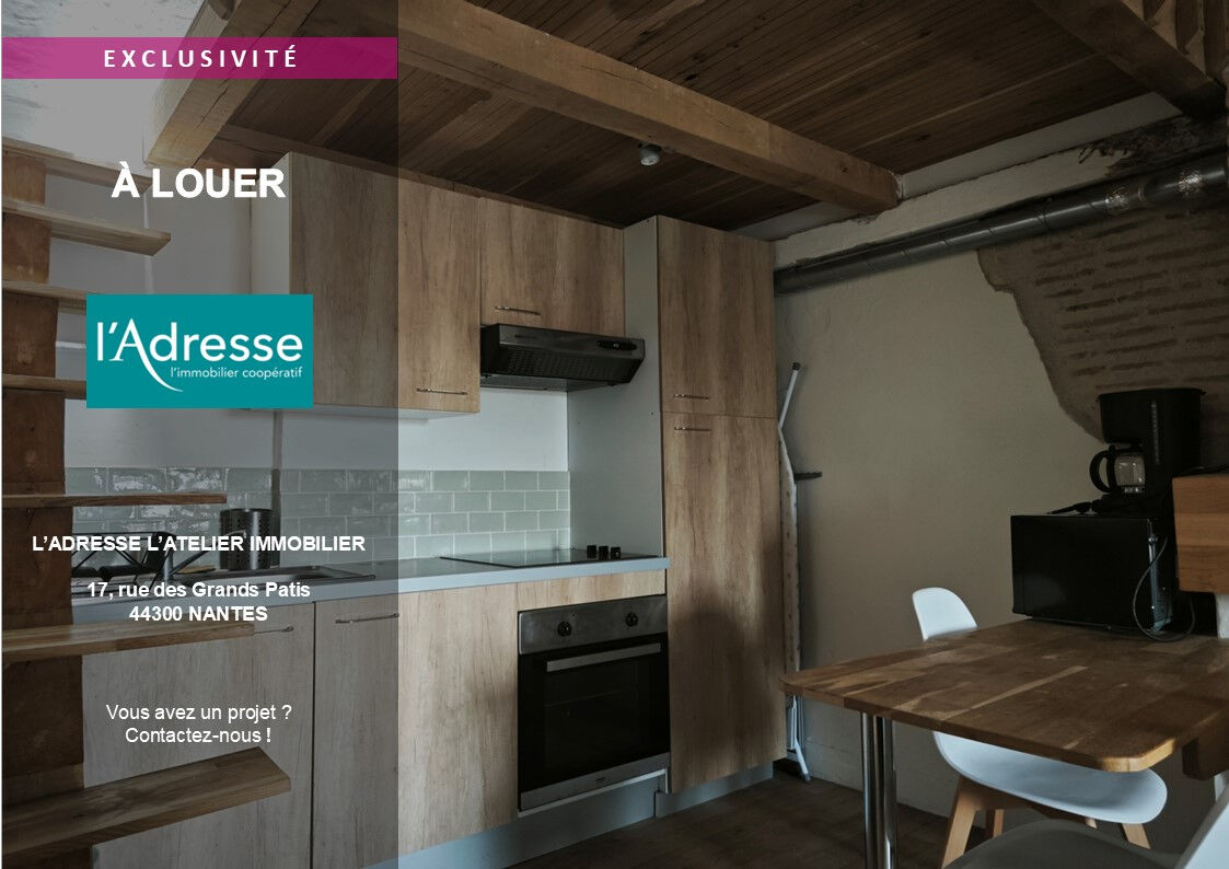 Appartement NANTES (44000) 1 pi&egrave;ce 25.13 m&sup2;