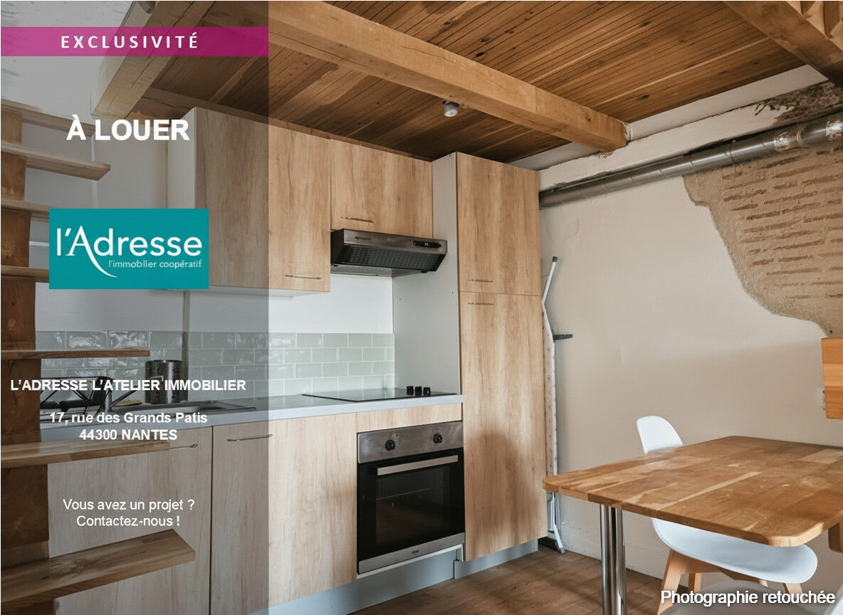 Appartement NANTES (44000) 1 pi&egrave;ce 25.13 m&sup2;