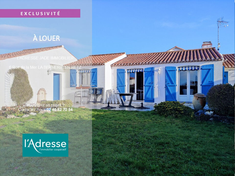 Maison LES MOUTIERS EN RETZ (44760) 4 pi&egrave;ces 98.50 m&sup2;