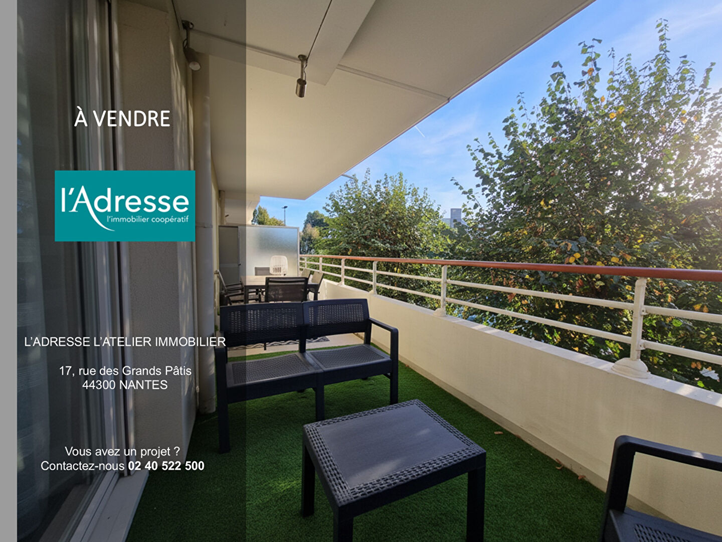 Appartement 3 pièces 52 m² · à Nantes · 51,5 m² · 210 700 €