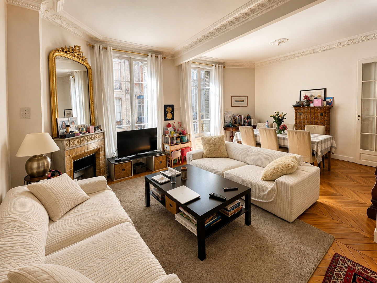 Appartement PARIS (75016) 3 pi&egrave;ces 80.00 m&sup2;
