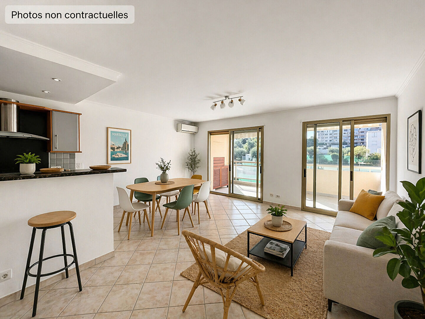 3-room Apartment - 62.70m² - Le Cannet — 62.70 sqm, 2 bedrooms, 1 bathroom — photo 2