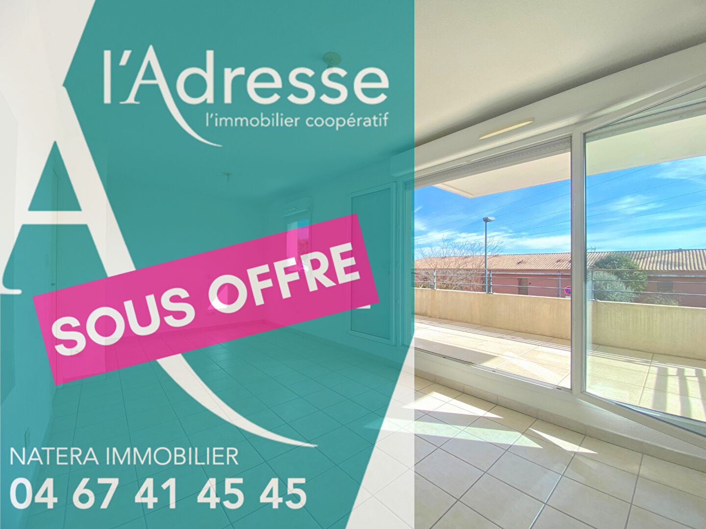 Appartement GRABELS (34790) 1 pièce 32.00 m²