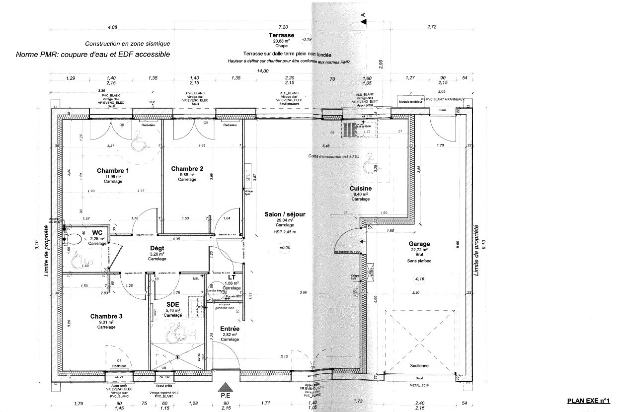 Maison AUBIGNY LES CLOUZEAUX (85430) 4 pi&egrave;ces 85.38 m&sup2;