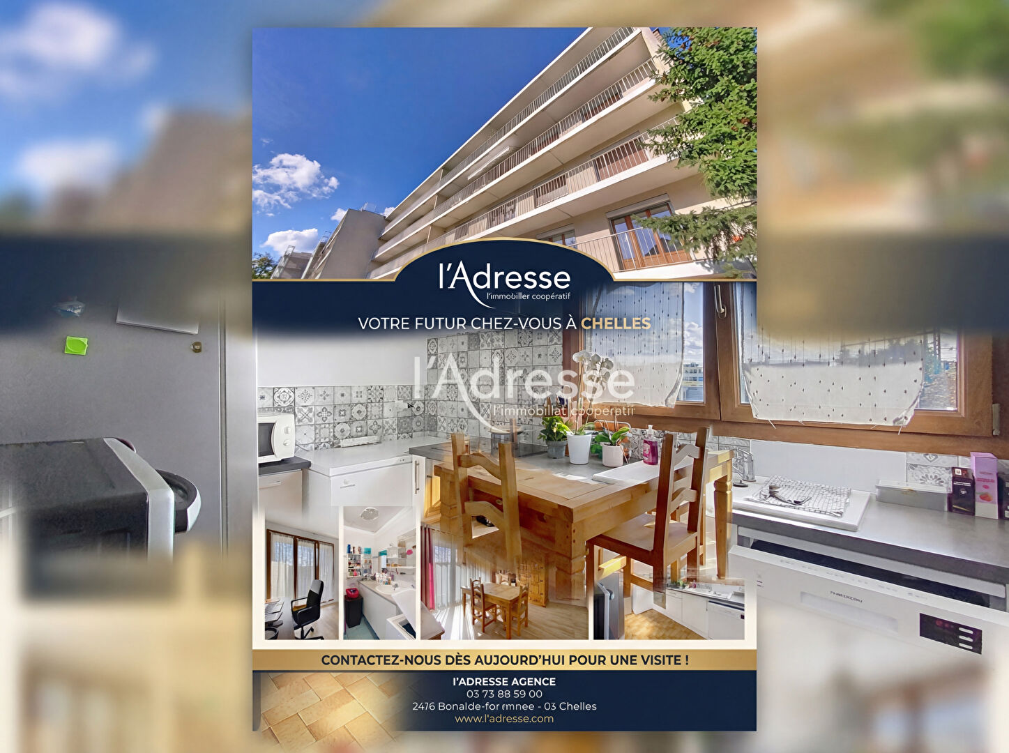 Appartement CHELLES (77500) 3 pi&egrave;ces 61.00 m&sup2;