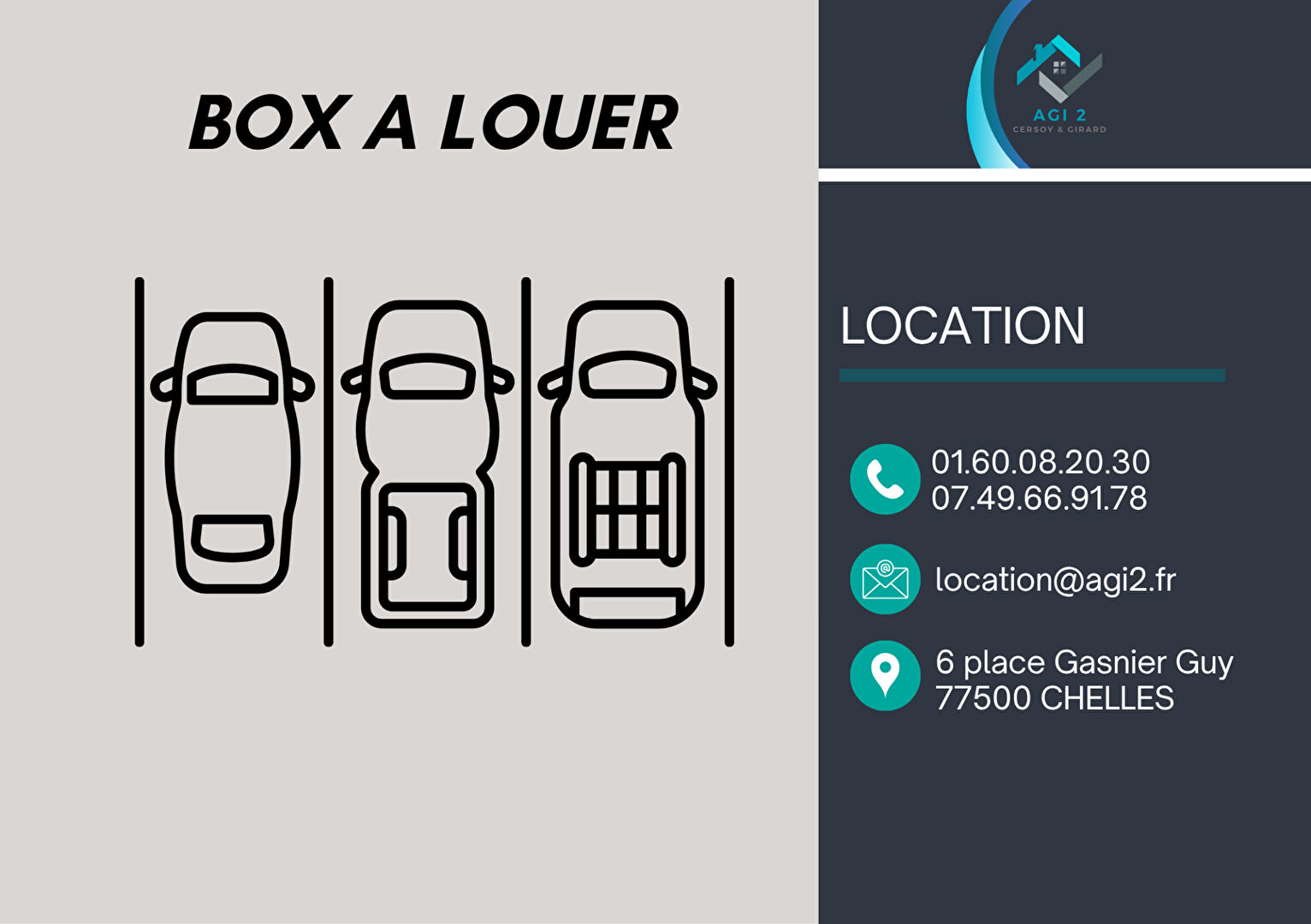 Parking / box CHELLES (77500)