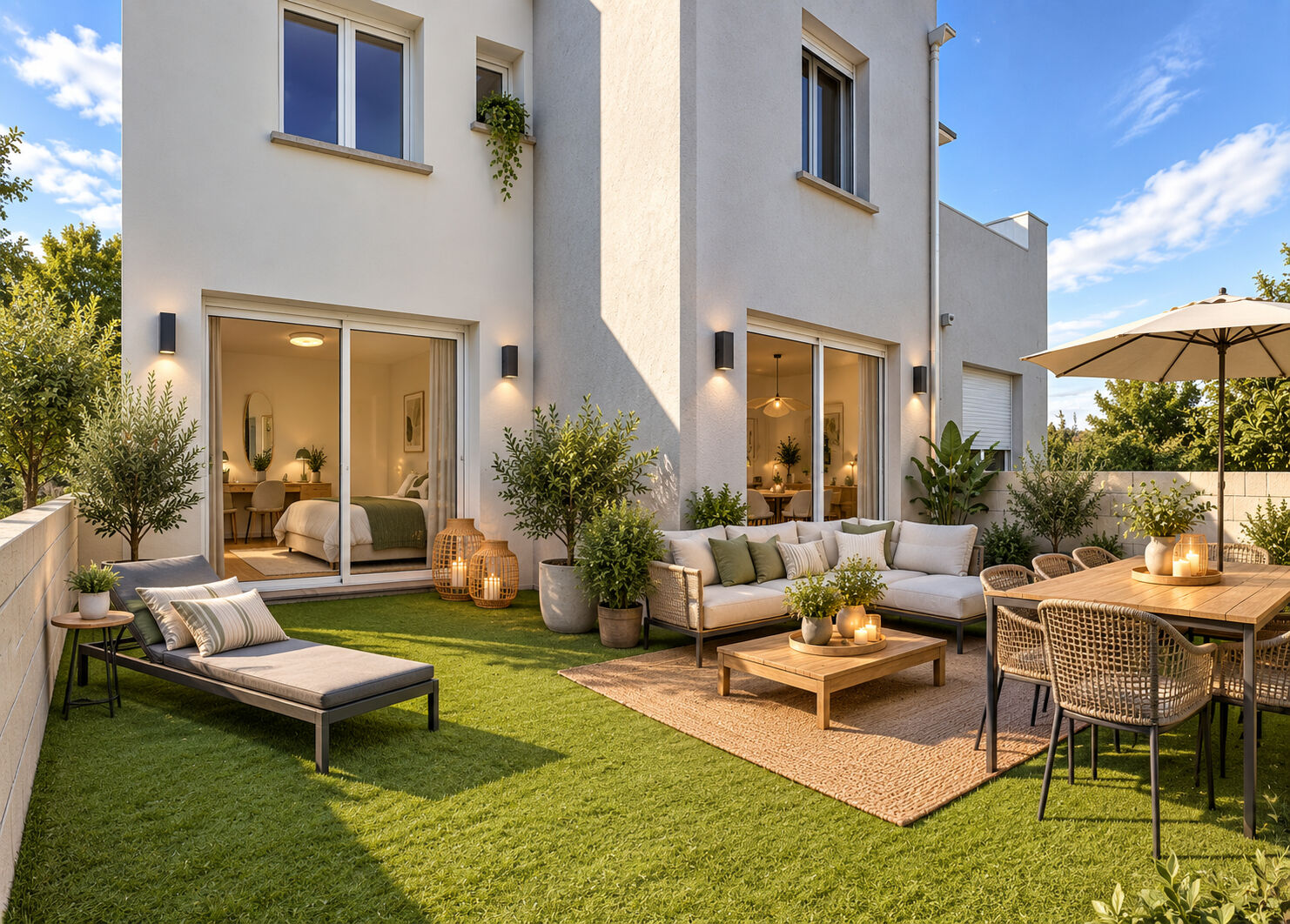 Nanteuil-lès-Meaux (77) 299 990 € Appartement 3 pièces , 2 chambres 73.40 m² Avec jardin, terrasse