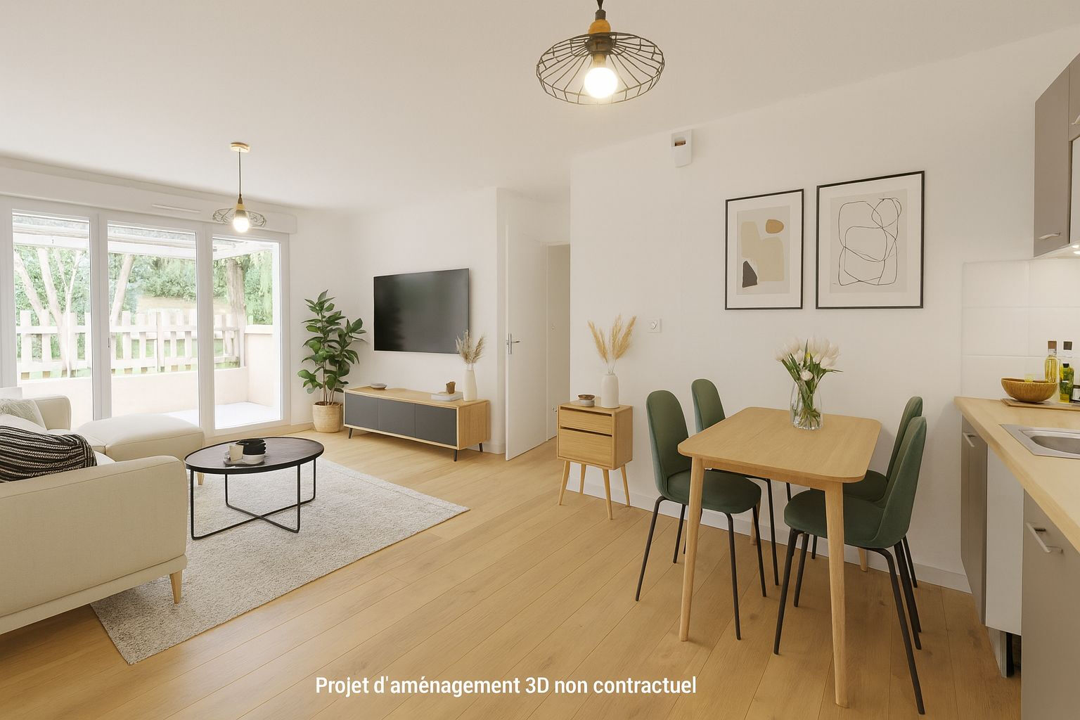 Appartement PLAISANCE DU TOUCH (31830) 3 pi&egrave;ces 57.93 m&sup2;