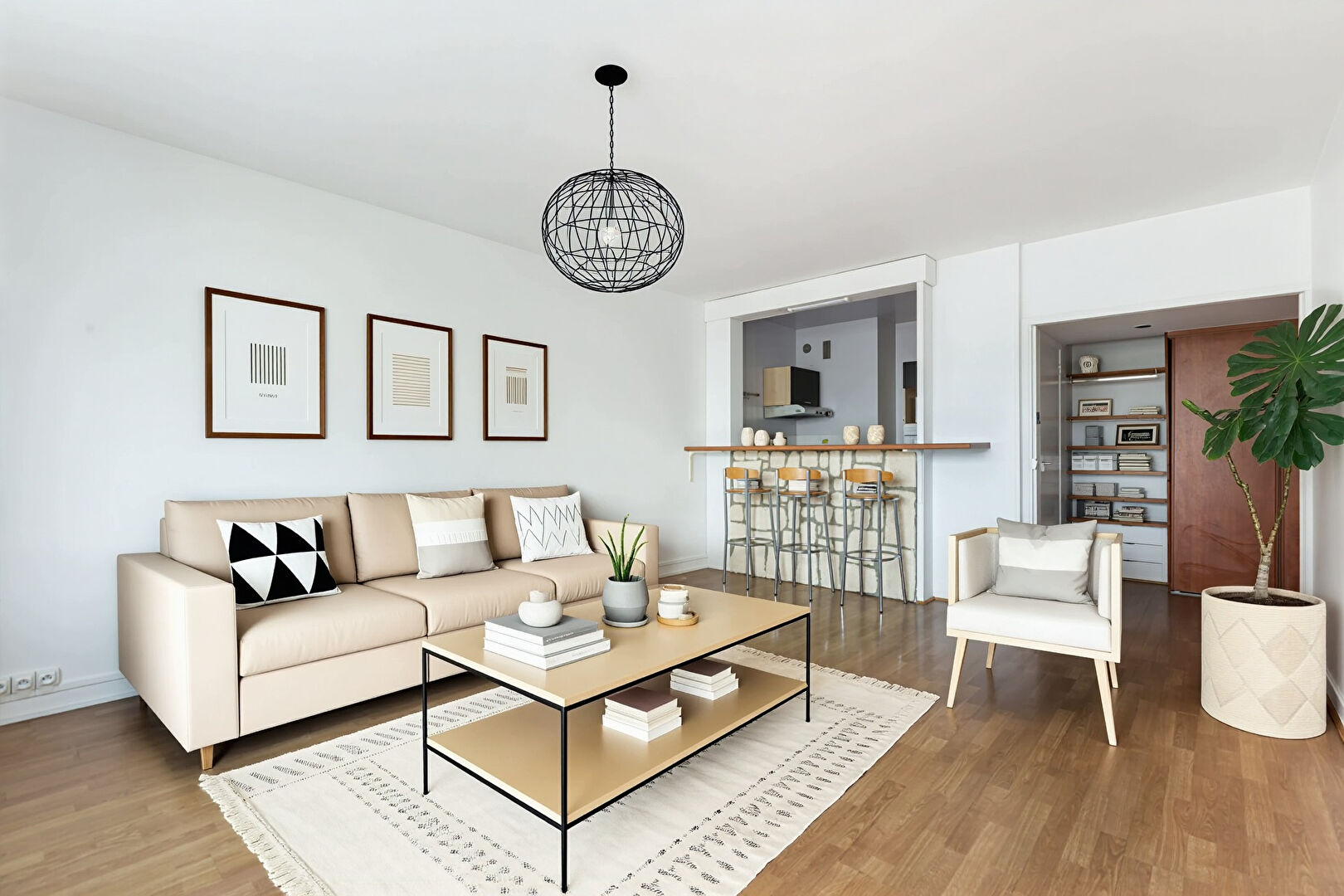 Appartement PARIS (75013) 2 pi&egrave;ces 53.00 m&sup2;