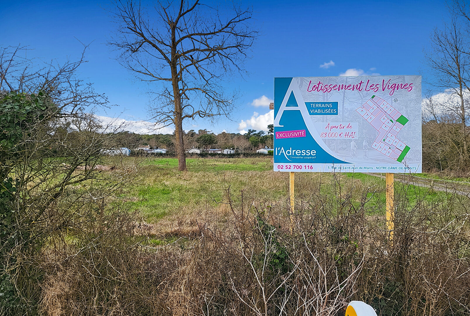 Terrain NOTRE DAME DE MONTS (85690) 653.00 m²