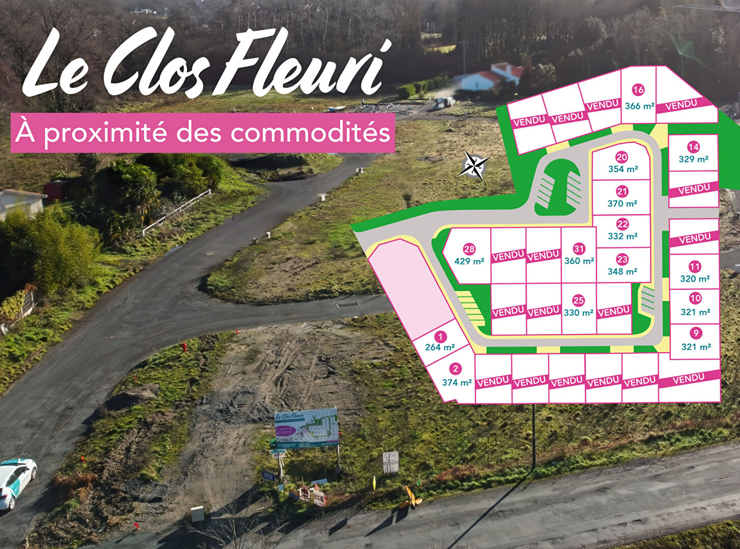 Terrain CHALLANS (85300) 264.00 m&sup2;