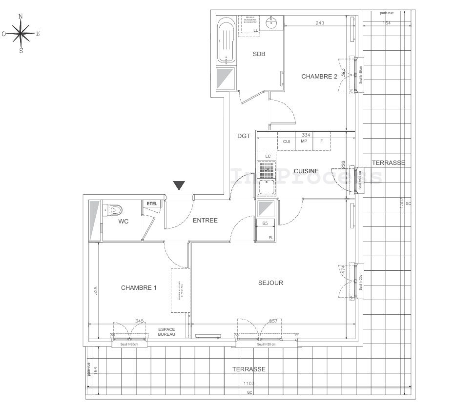 Appartement LOGNES (77185) 3 pièces 67.84 m²