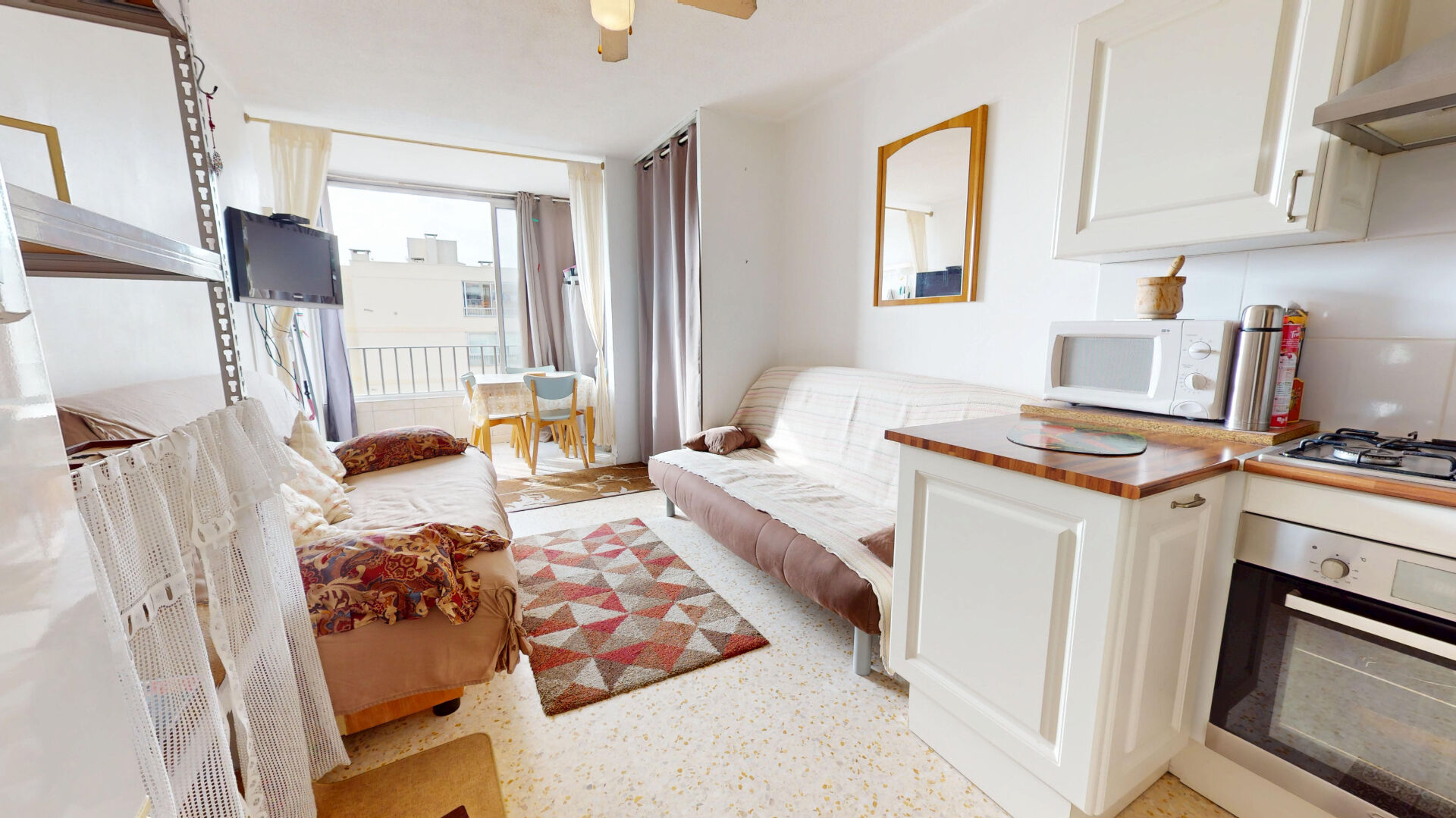 Appartement CARNON PLAGE (34280) 1 pi&egrave;ce 25.55 m&sup2;