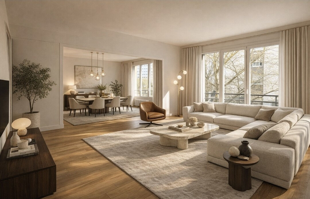 Appartement PARIS (75016) 4 pi&egrave;ces 96.00 m&sup2;