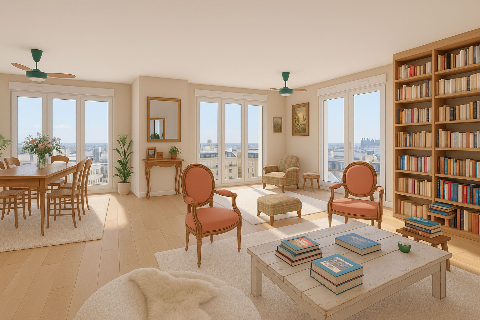 Appartement PARIS (75020) 5 pièces 137.00 m²