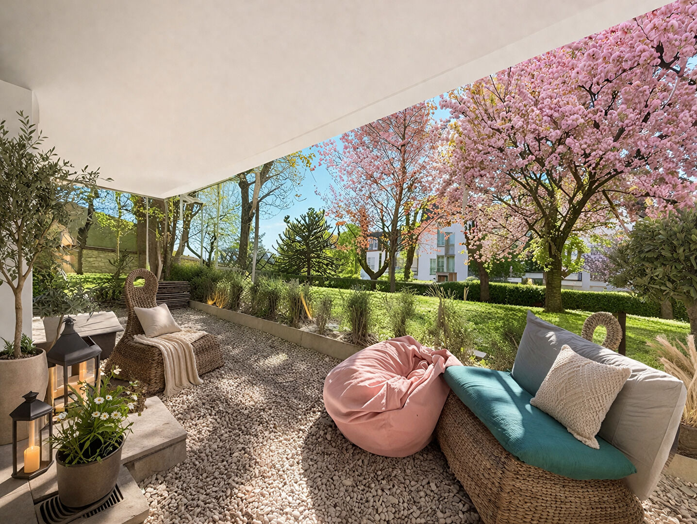 Nogent-sur-Marne (94) 449 000 € Appartement 2 pièces , 1 chambre 60.90 m² Avec jardin, terrasse Voir le bien