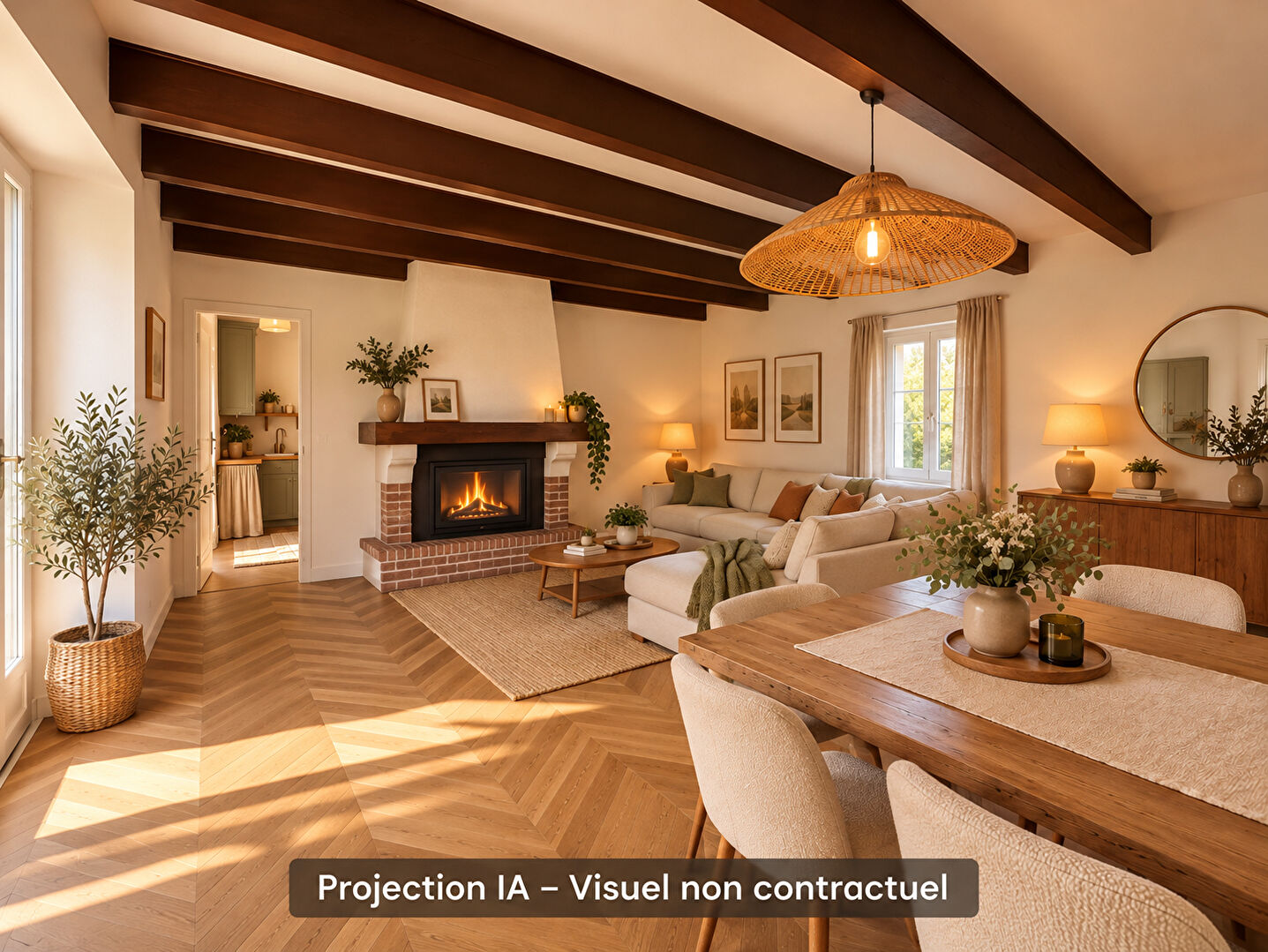 Maison MOUAIS (44590) 3 pi&egrave;ces 60.00 m&sup2;