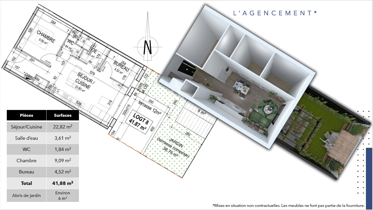 Maison BRETIGNOLLES SUR MER (85470) 3 pièces 41.88 m²