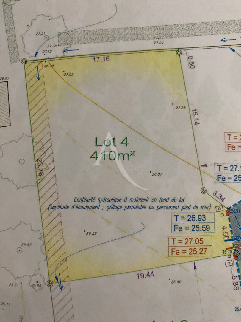 Terrain martinet (85150) 410.00 m²