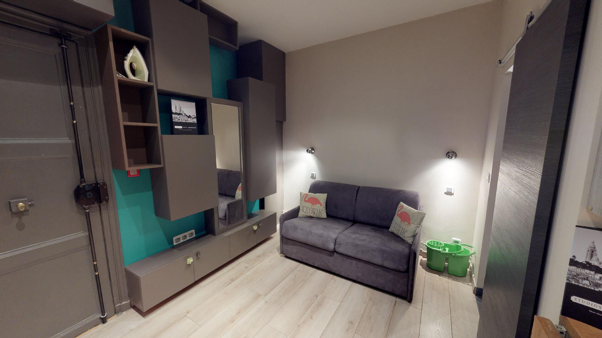 Appartement PARIS (75008) 1 pi&egrave;ce 14.17 m&sup2;