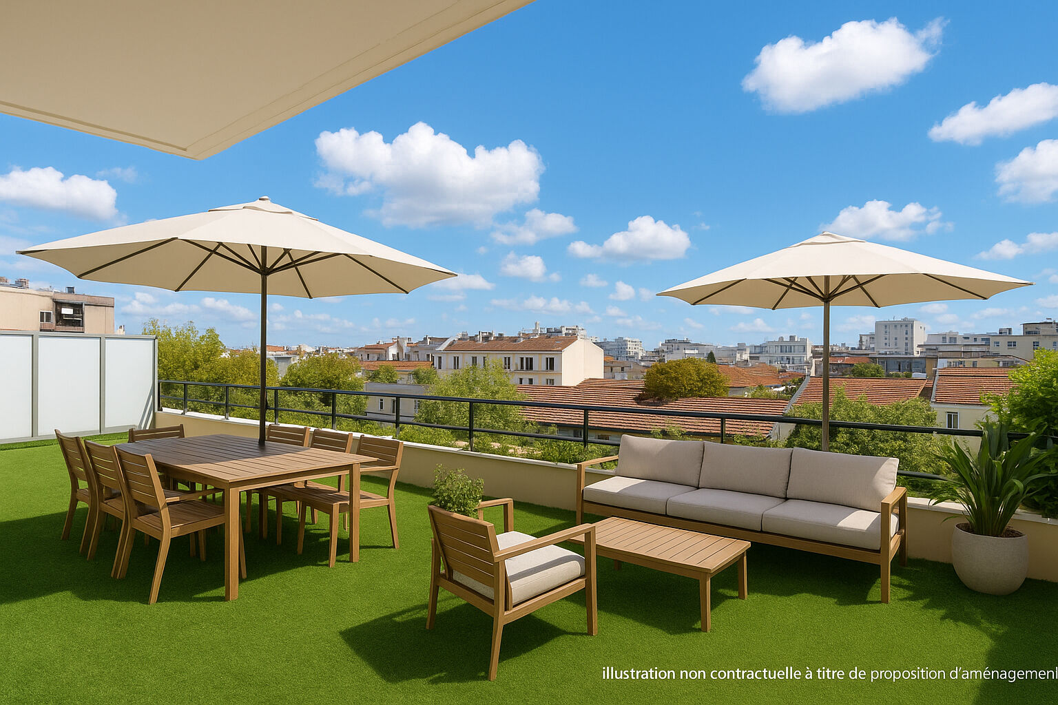 Appartement SURESNES (92150) 3 pièces 56.27 m²