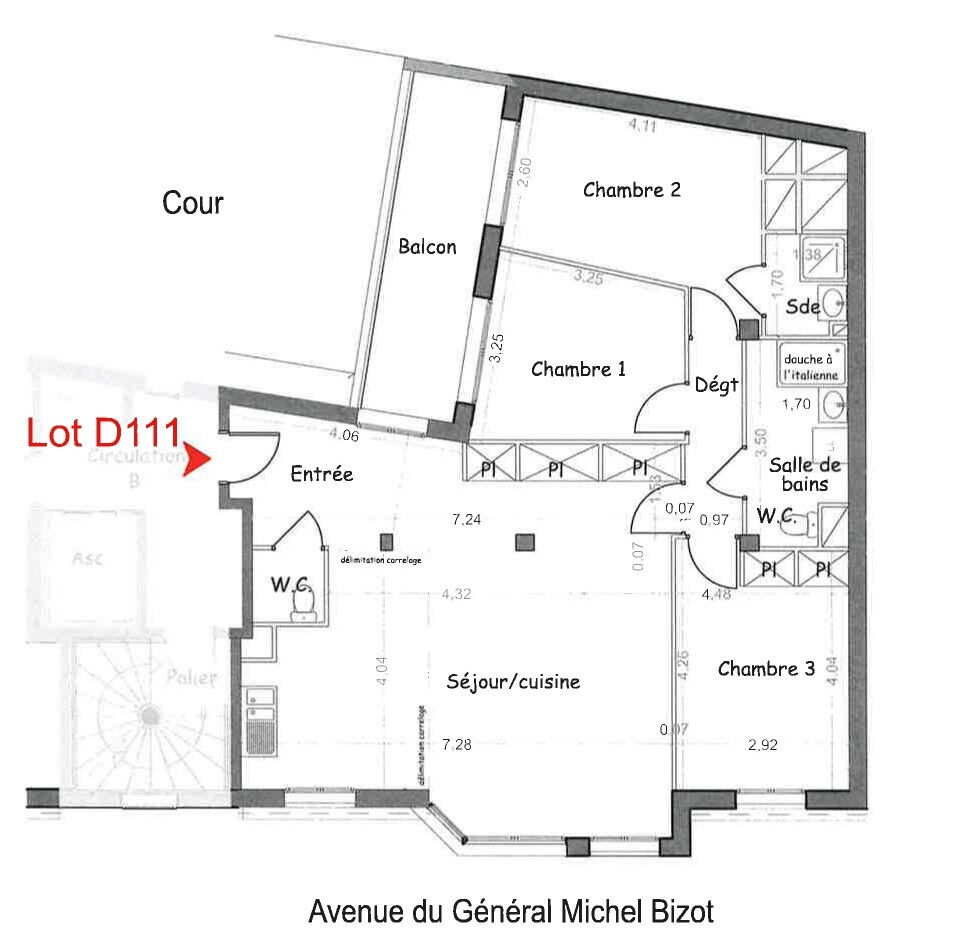 Appartement PARIS (75012) 4 pièces 89.00 m²