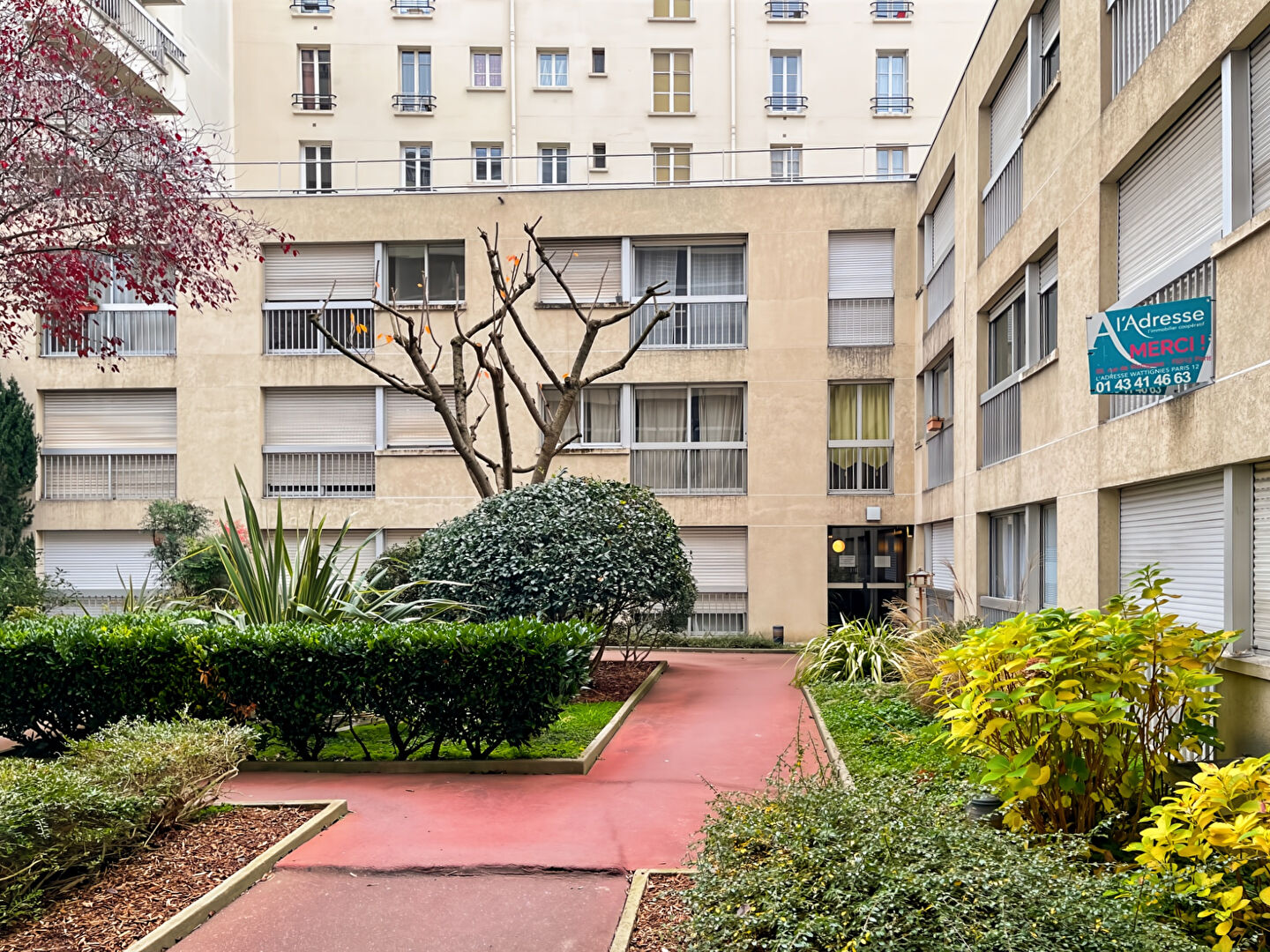 Appartement PARIS (75012) 1 pi&egrave;ce 24.00 m&sup2;