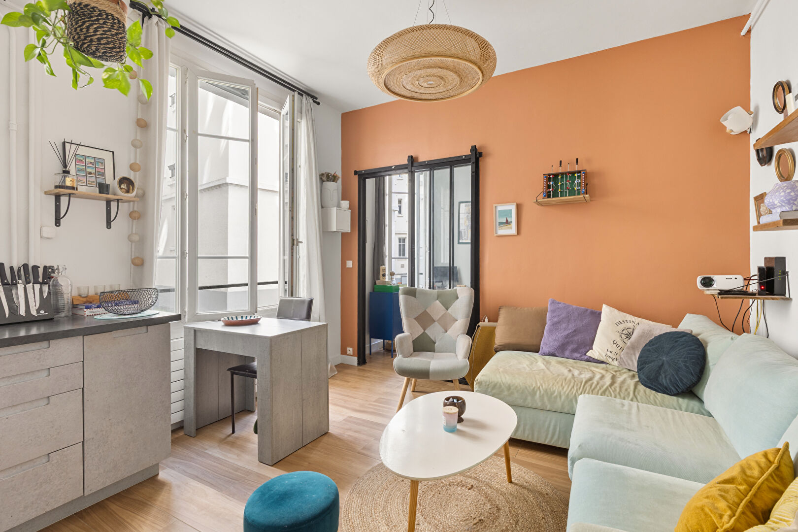 Appartement PARIS (75018) 2 pi&egrave;ces 34.07 m&sup2;