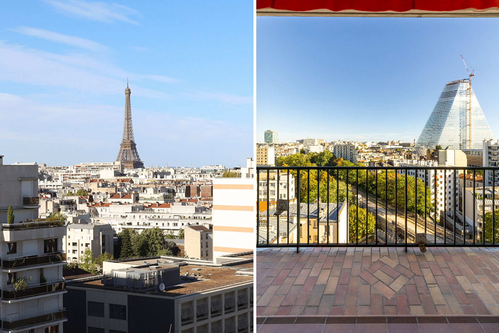 Paris 15 (75) 689 000 € Appartement 4 pièces , 3 chambres 73.60 m² Avec balcon