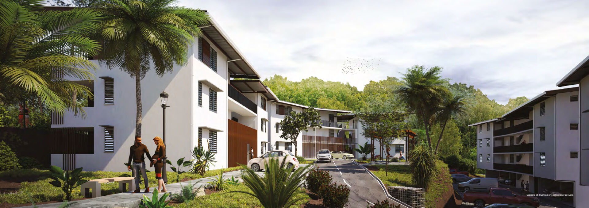 Programme Neuf REMIRE MONTJOLY (97354) 2 pièces 45.00 m²