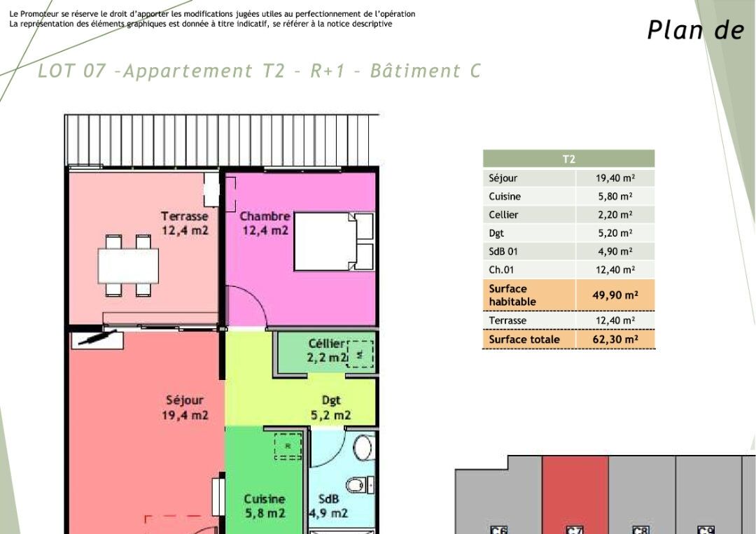Programme Neuf CAYENNE (97300) 2 pièces 62.30 m²